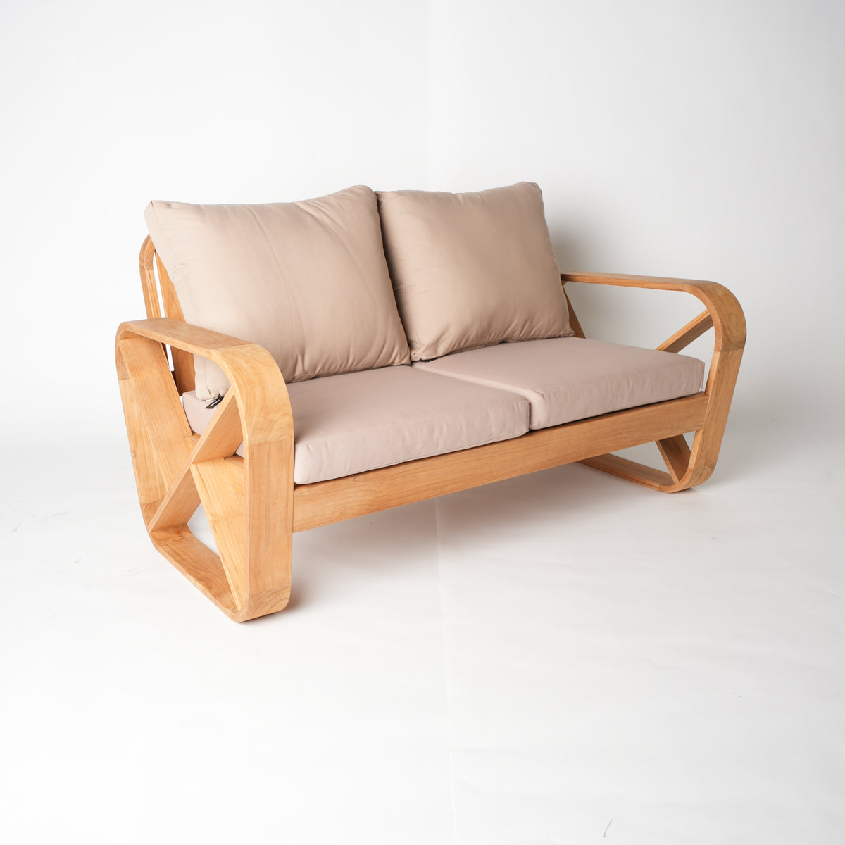 variant-only: Bålamöllan 2-sitssoffa med beige dyna