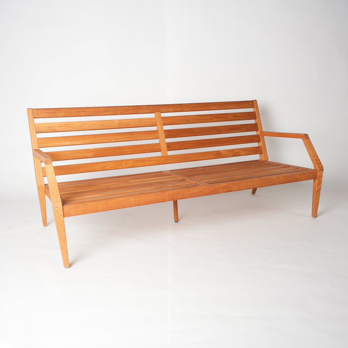 Gunnaröd – 3-Sitzer Loungesofa aus Teakholz mit Kissen