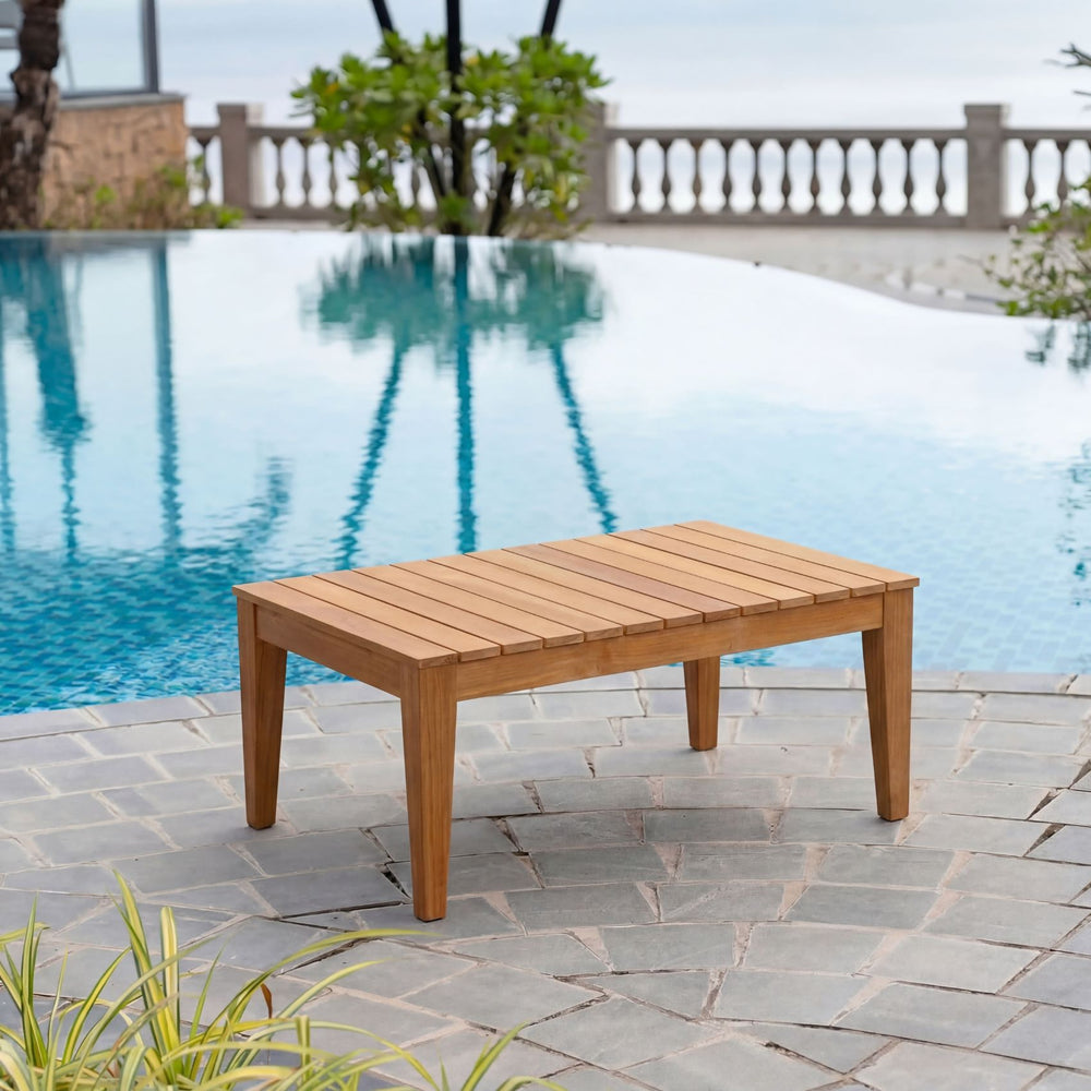 Gunnaröd – Loungebord i Teak A/B Grade för uteplats & loungegrupp Stockamöllan