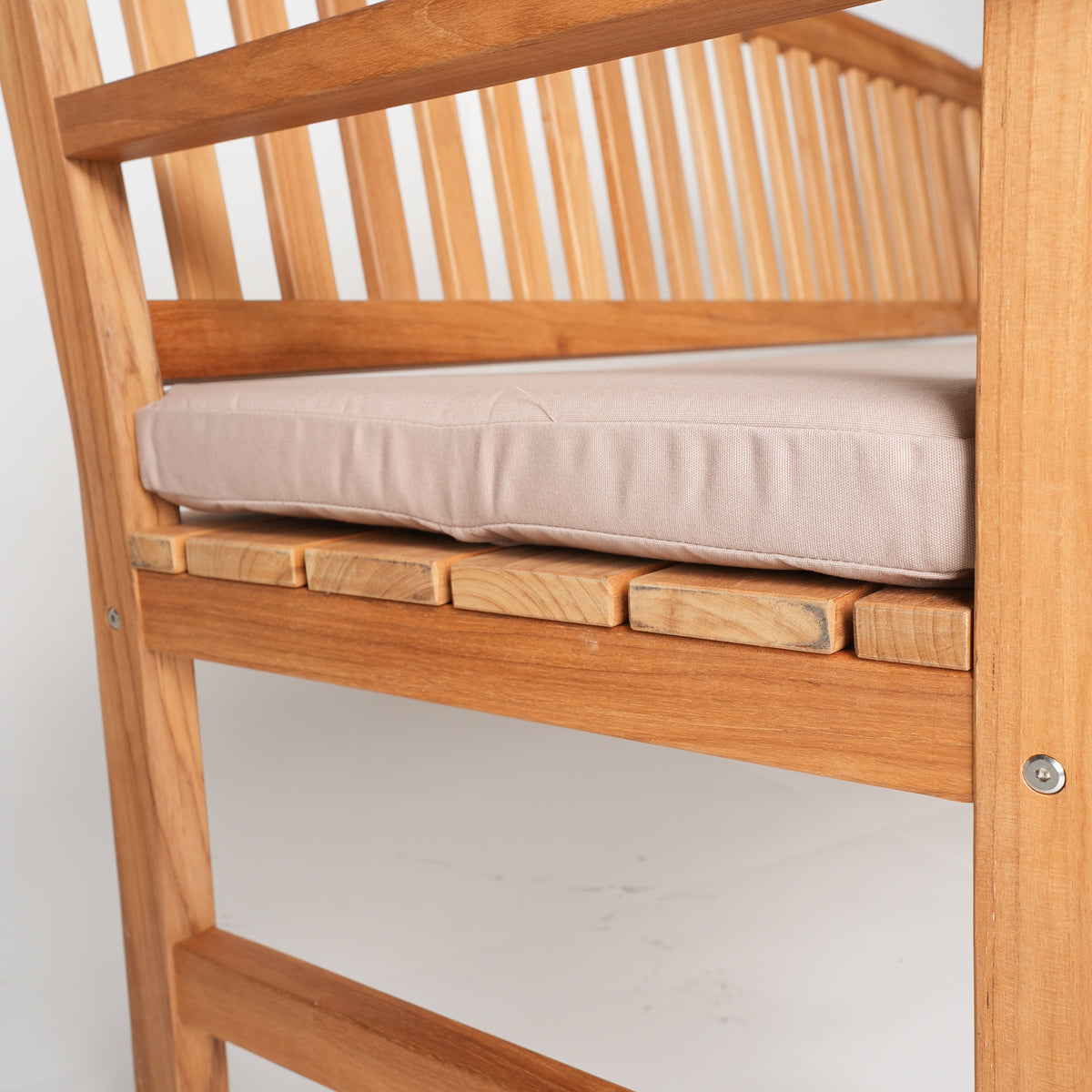 Rönneholm – Trädgårdssoffa i Teak A/B-grade med sittdyna