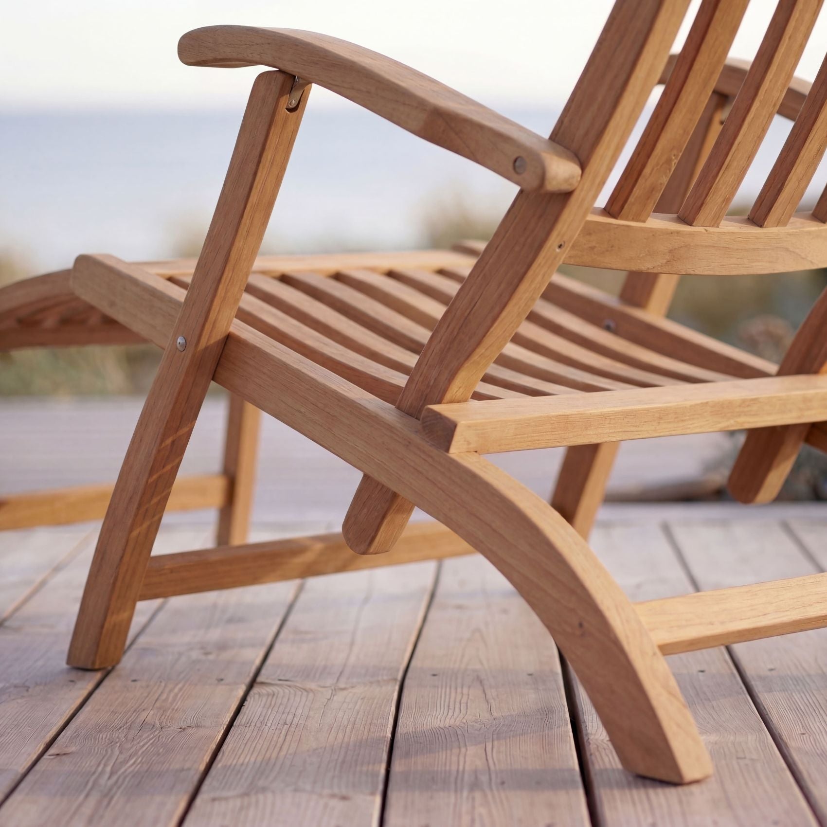 SAL – Däckstol i certifierad Teak A-grade med mässingsdetaljer Stockamöllan